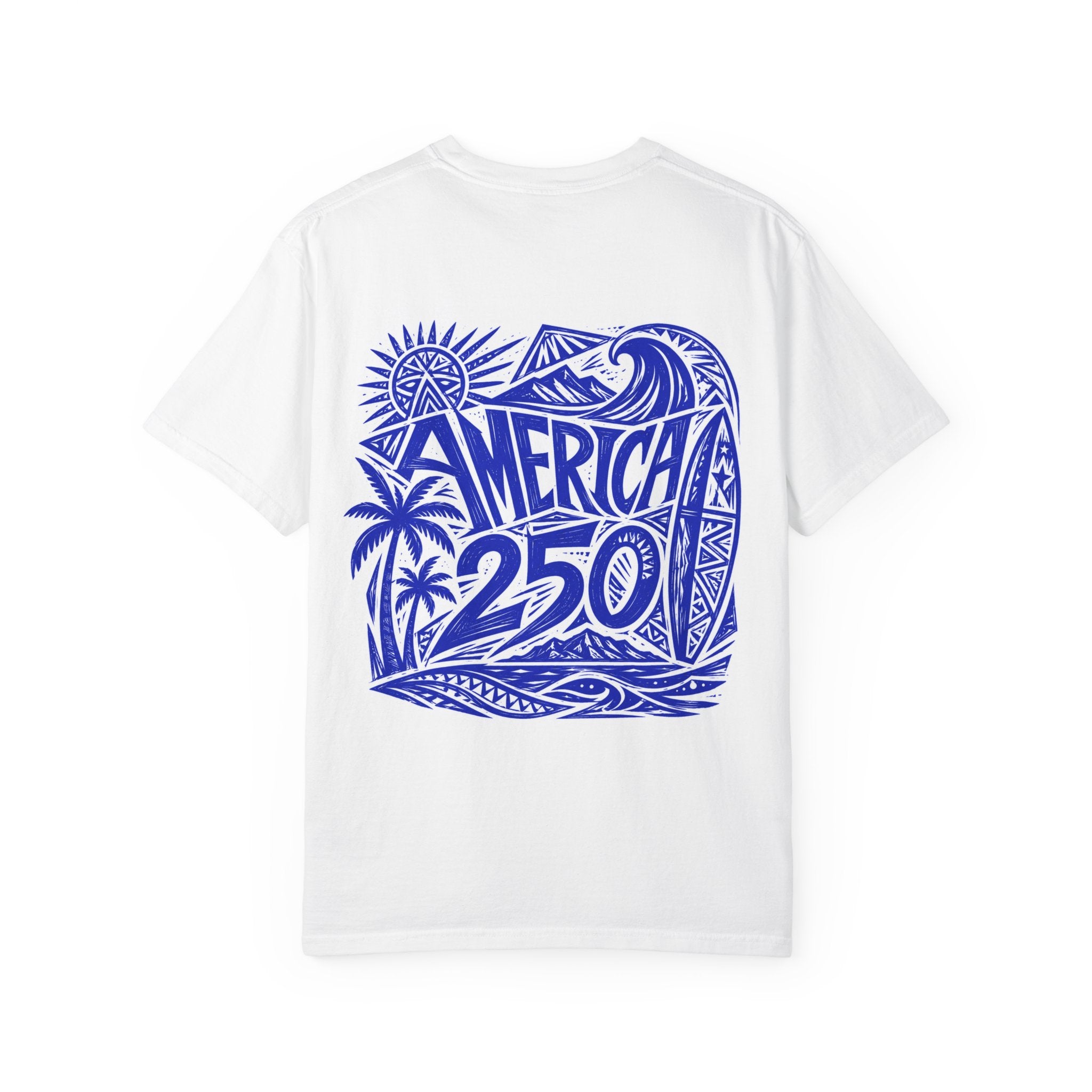 America 250th Anniversary Surf Graphic T-Shirt White/Blue