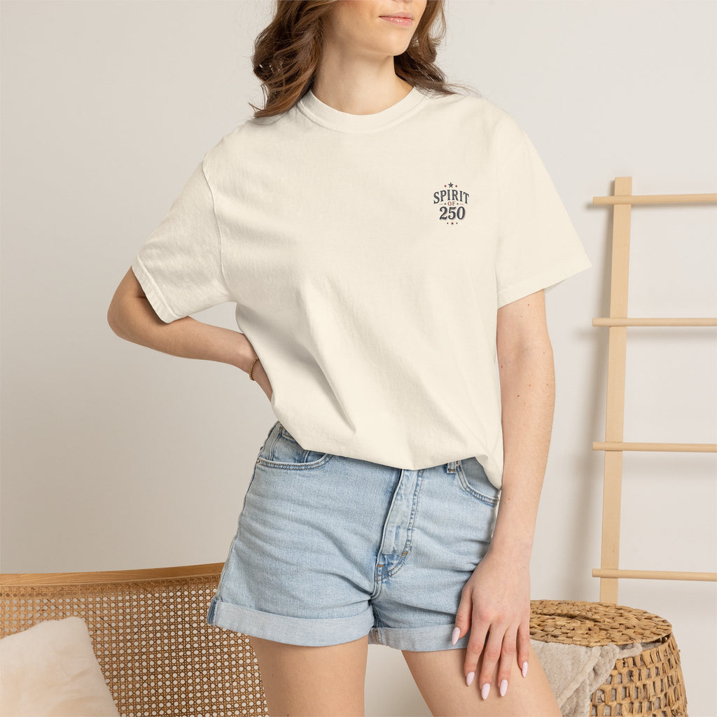 American Vibes 1776–2026 Retro Sunset Patriotic Tee
