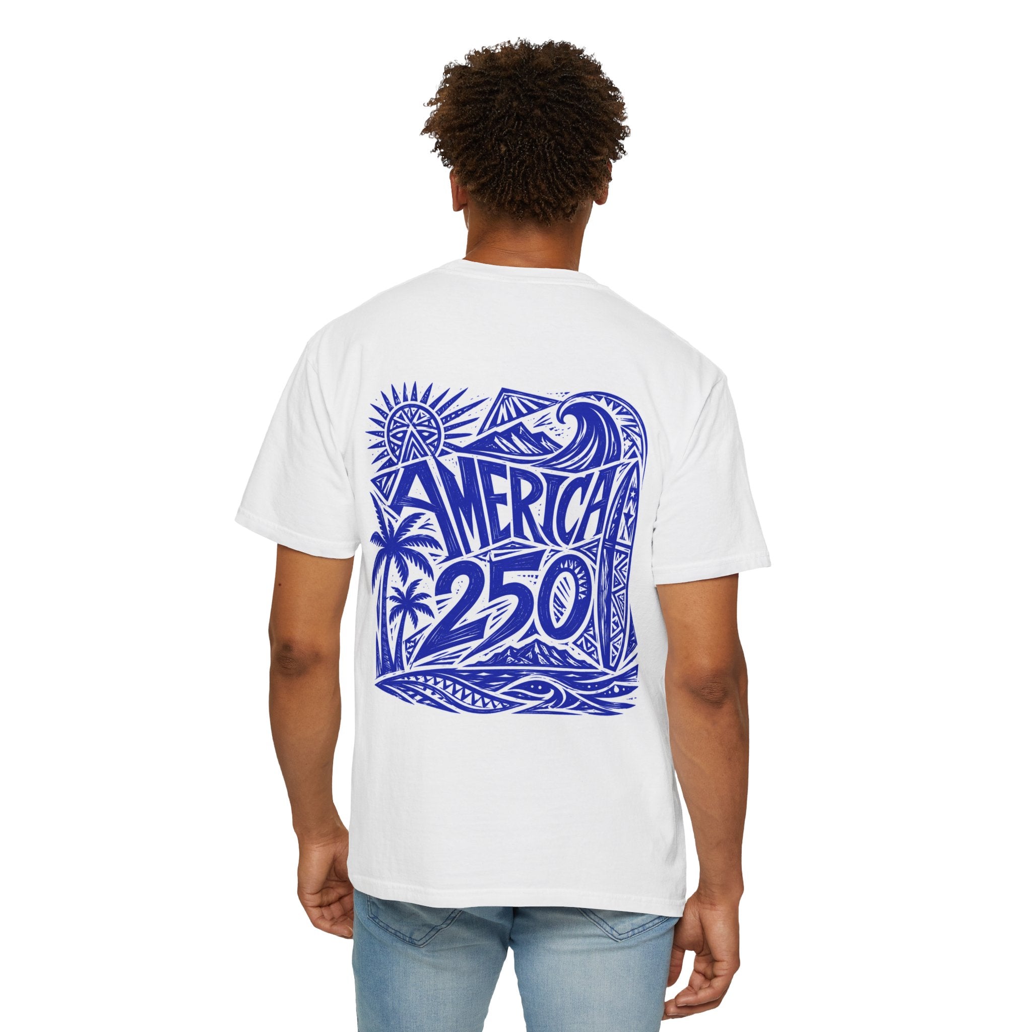 America 250 Surf Graphic T-Shirt White/Blue
