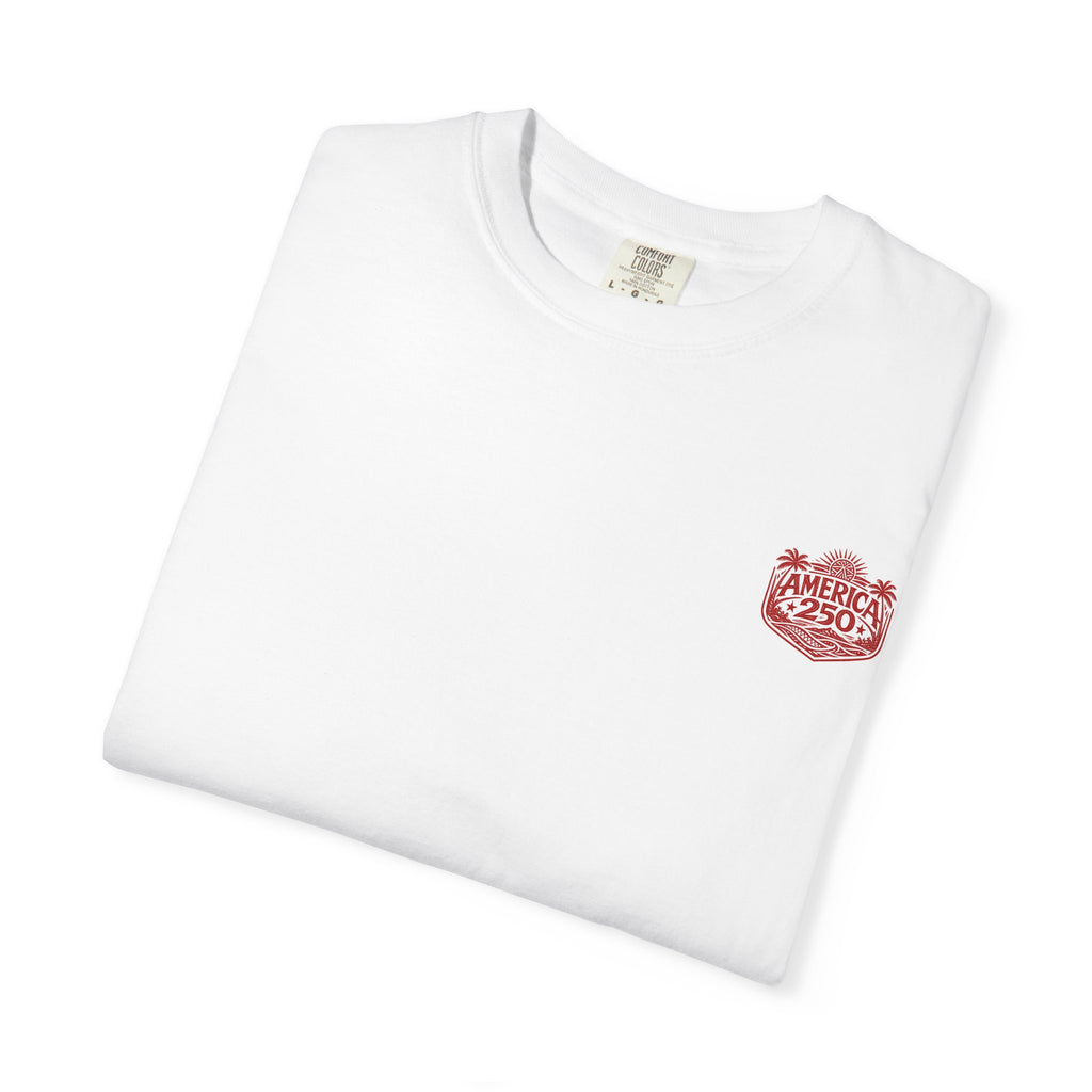 America 250th Anniversary Surf Graphic T-Shirt White/Red