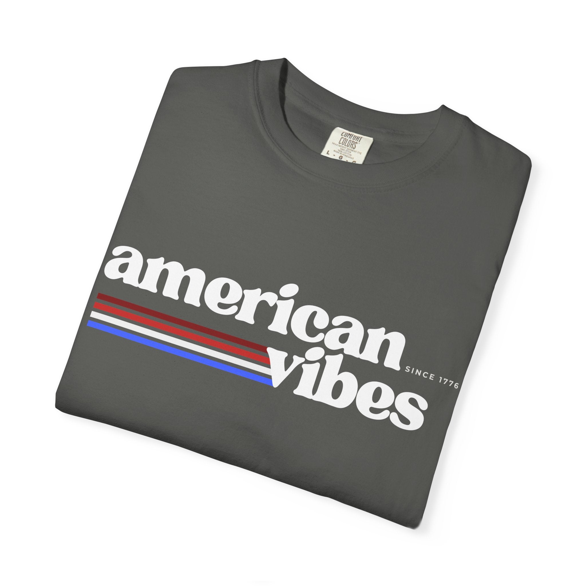American Vibes Minimal Retro Striped Tee - 250th Anniversary