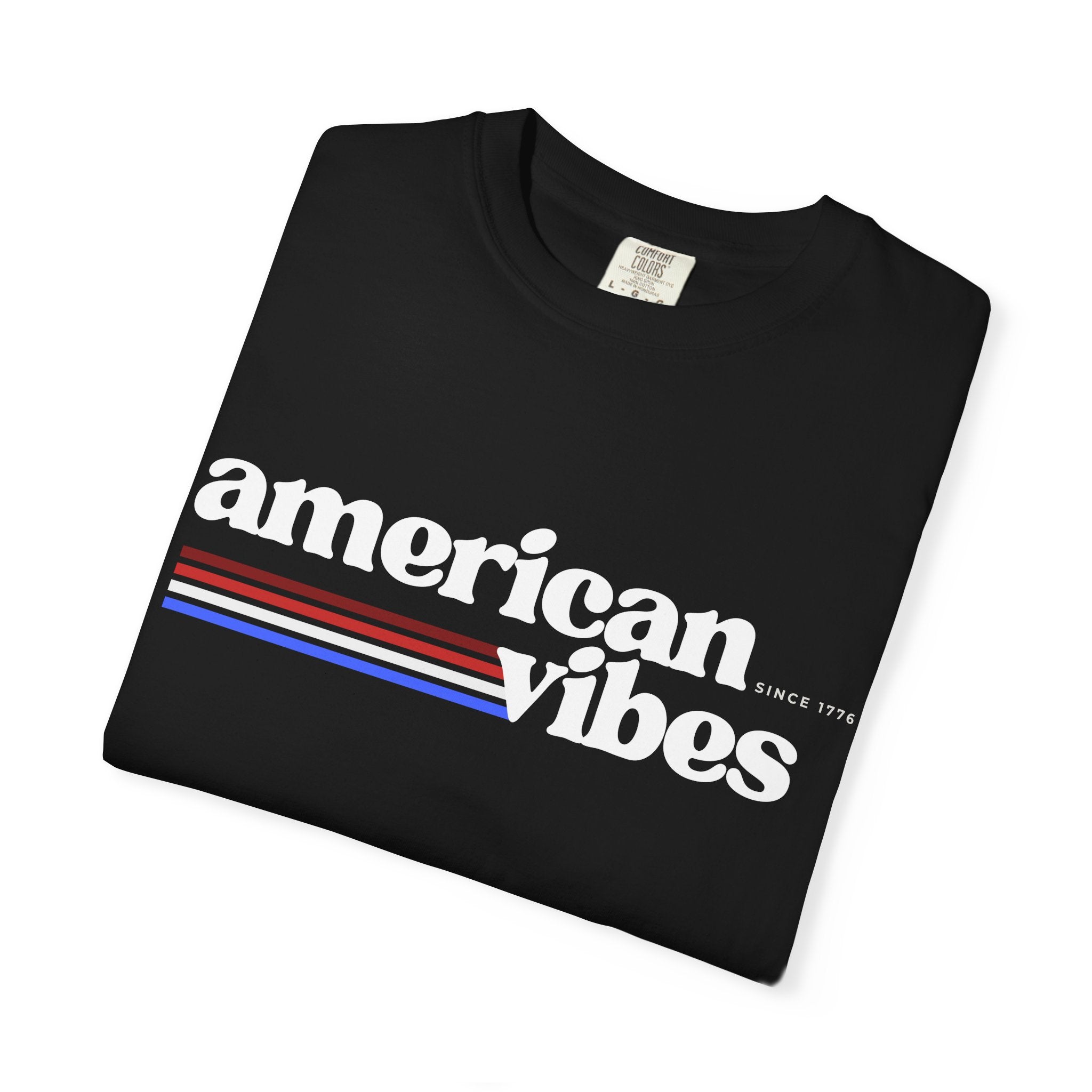 American Vibes Minimal Retro Striped Tee - 250th Anniversary