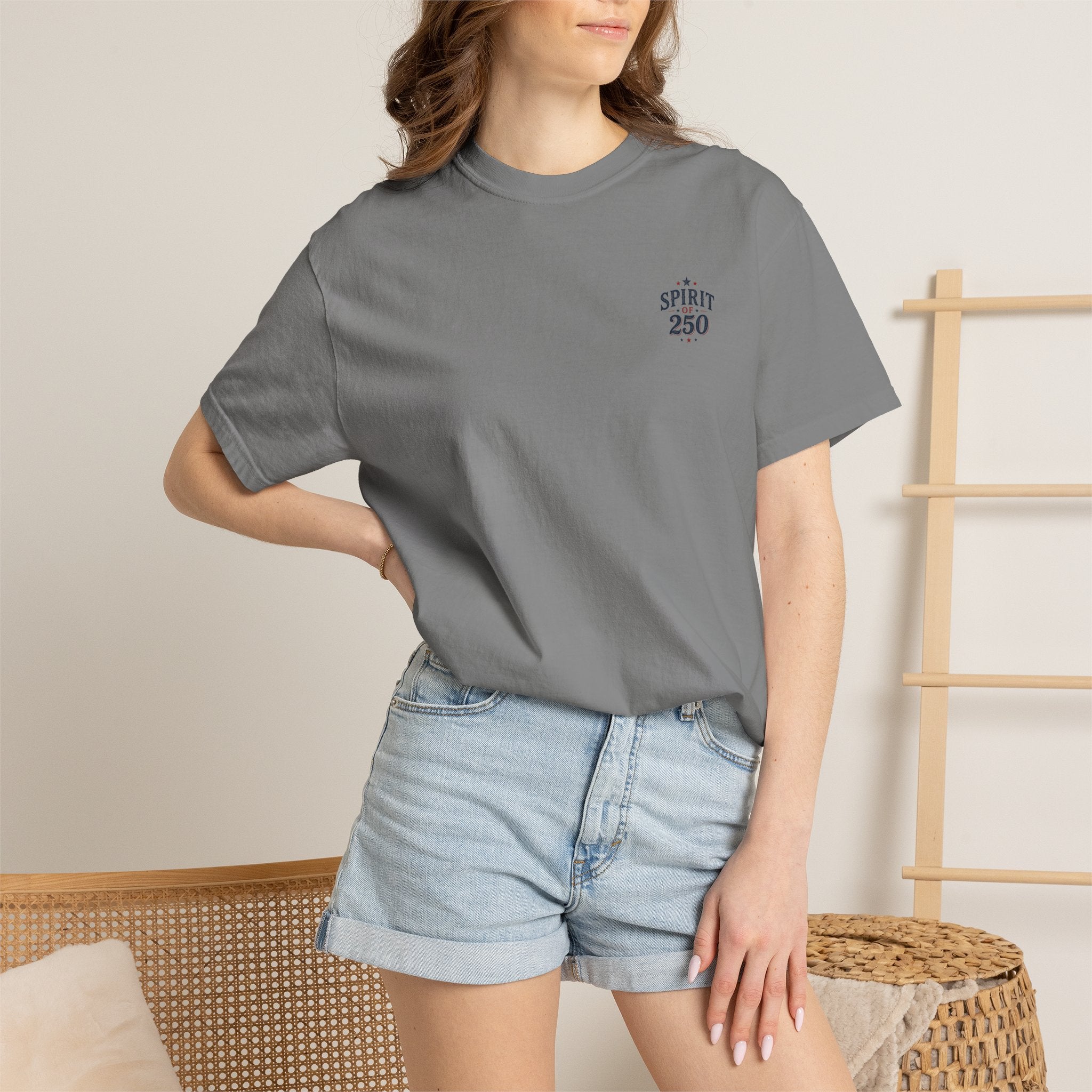 American Vibes 1776–2026 Retro Sunset Patriotic Tee