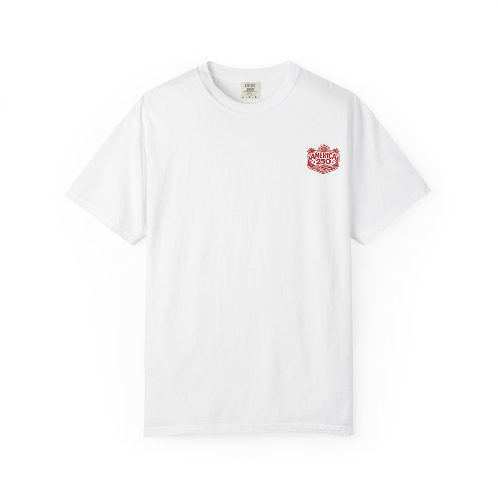 America 250th Anniversary Surf Graphic T-Shirt White/Red