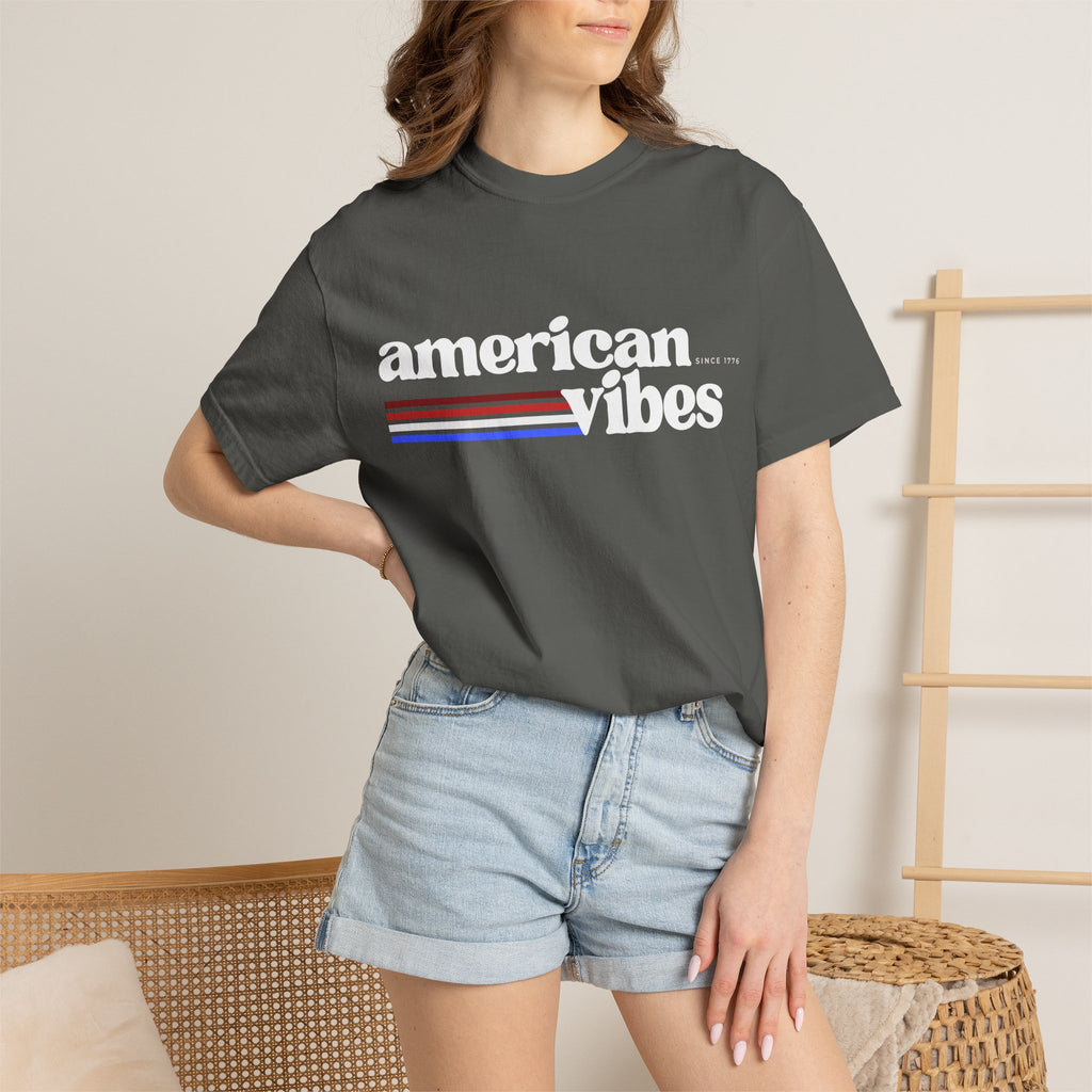 American Vibes Minimal Retro Striped Tee - 250th Anniversary