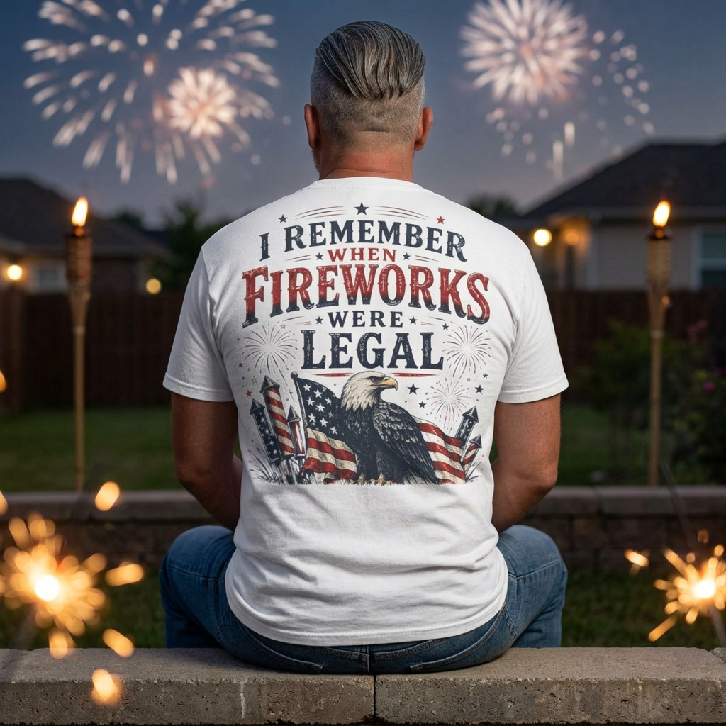 Fireworks Were Legal T-Shirt - Americana 250th Anniversary
