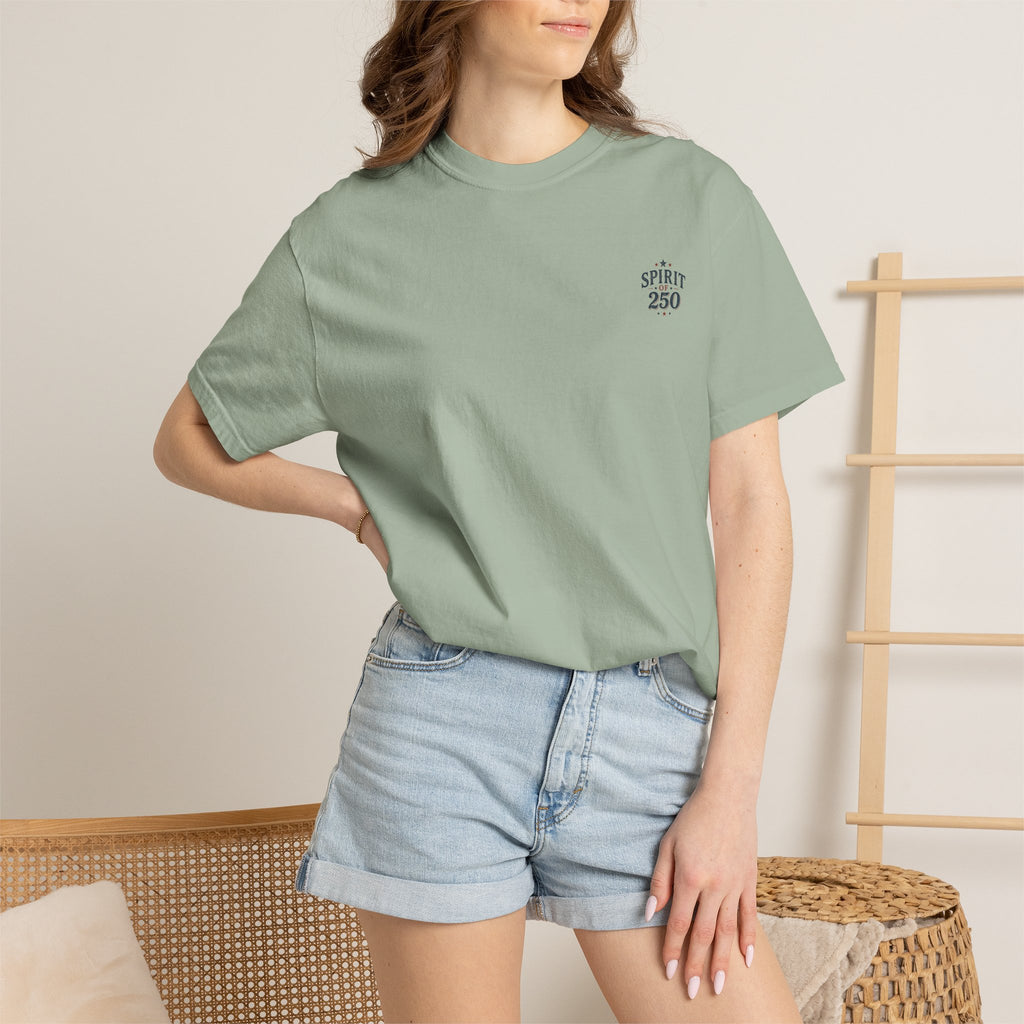 Patriotic Graphic T-Shirt – “Old Enough to Know Better, American Enough Not to Care”