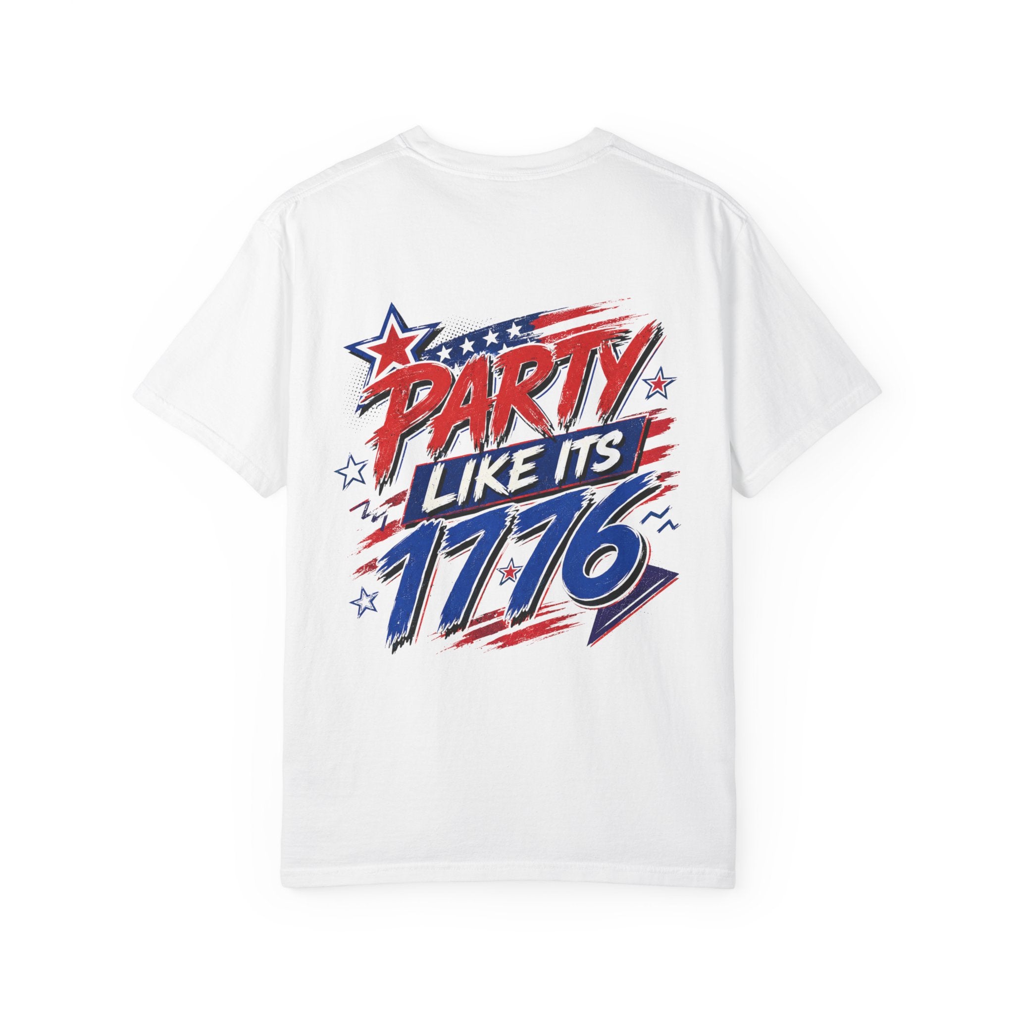 Party Like It’s 1776 T-Shirt — Patriotic 4th of July American Flag Tee