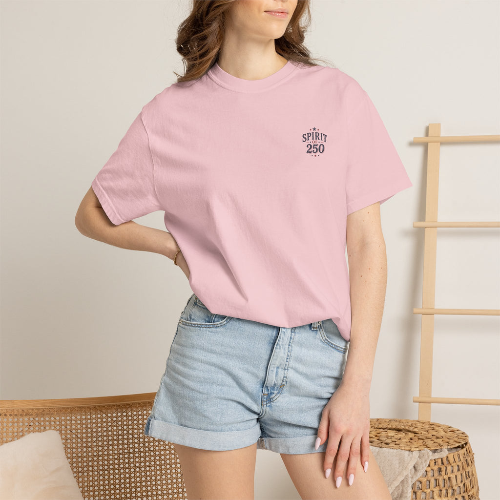 American Vibes 1776–2026 Retro Sunset Patriotic Tee