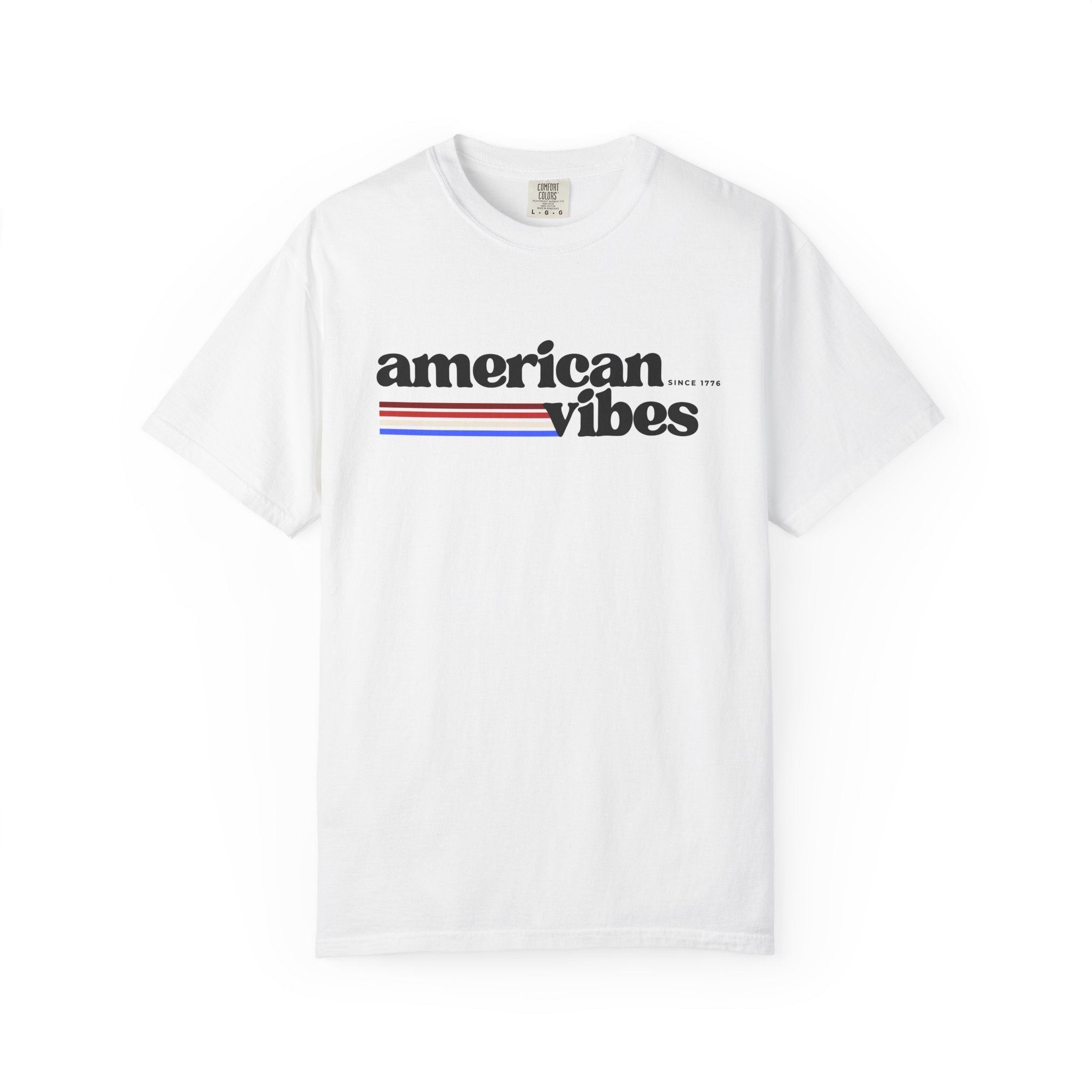 American Vibes Minimal Retro Striped Tee - 250th Anniversary