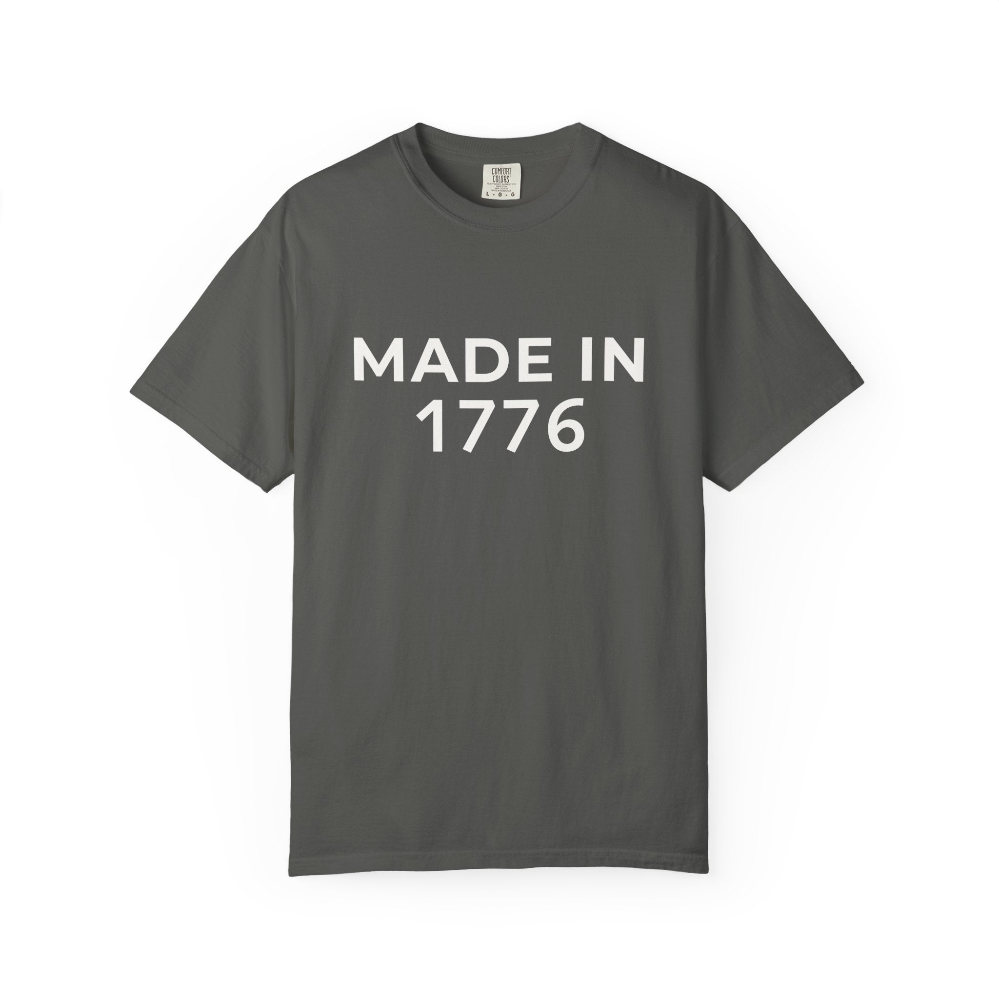 Patriotic American Minimalist "Made in 1776" T-Shirt — 250th Anniversary