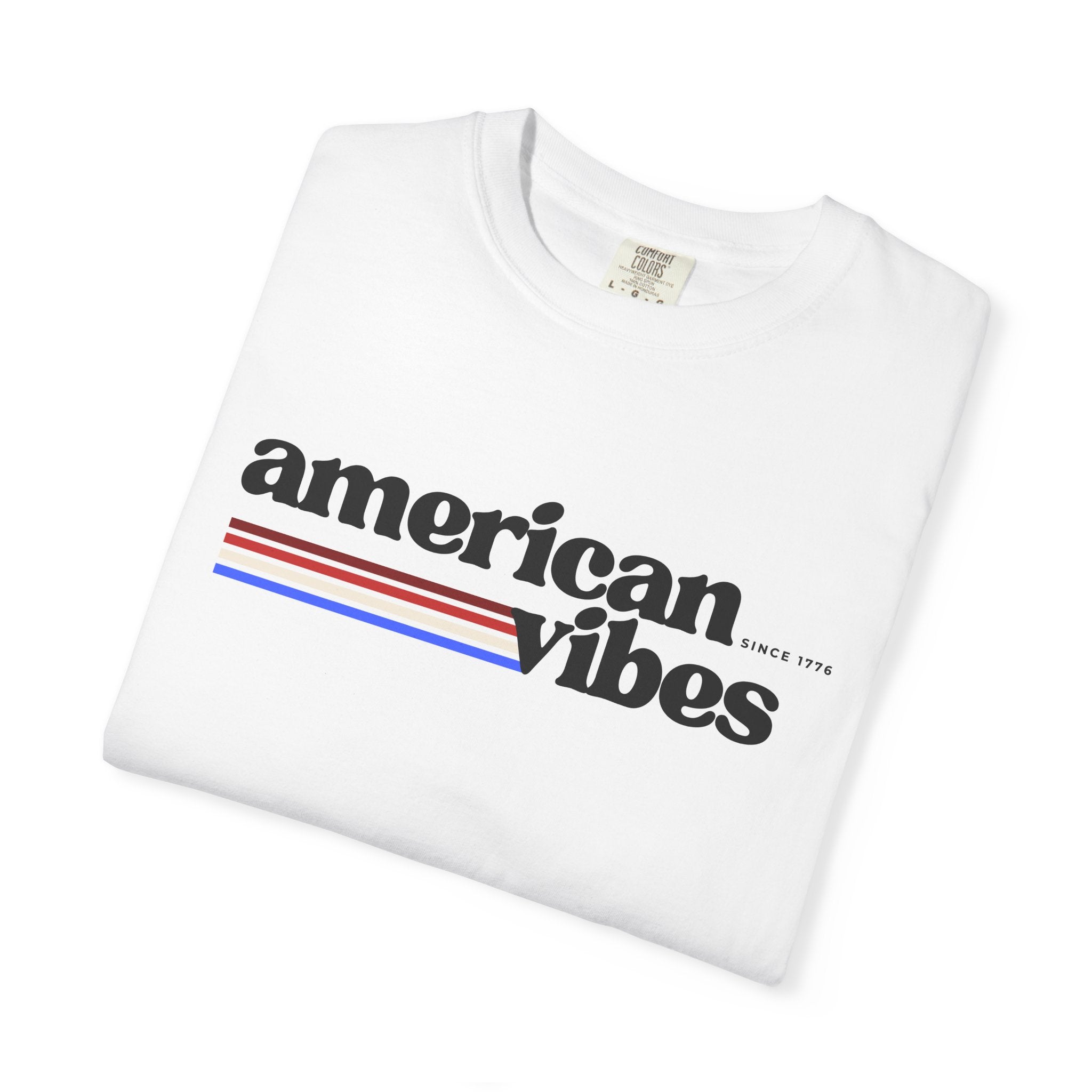 American Vibes Minimal Retro Striped Tee - 250th Anniversary