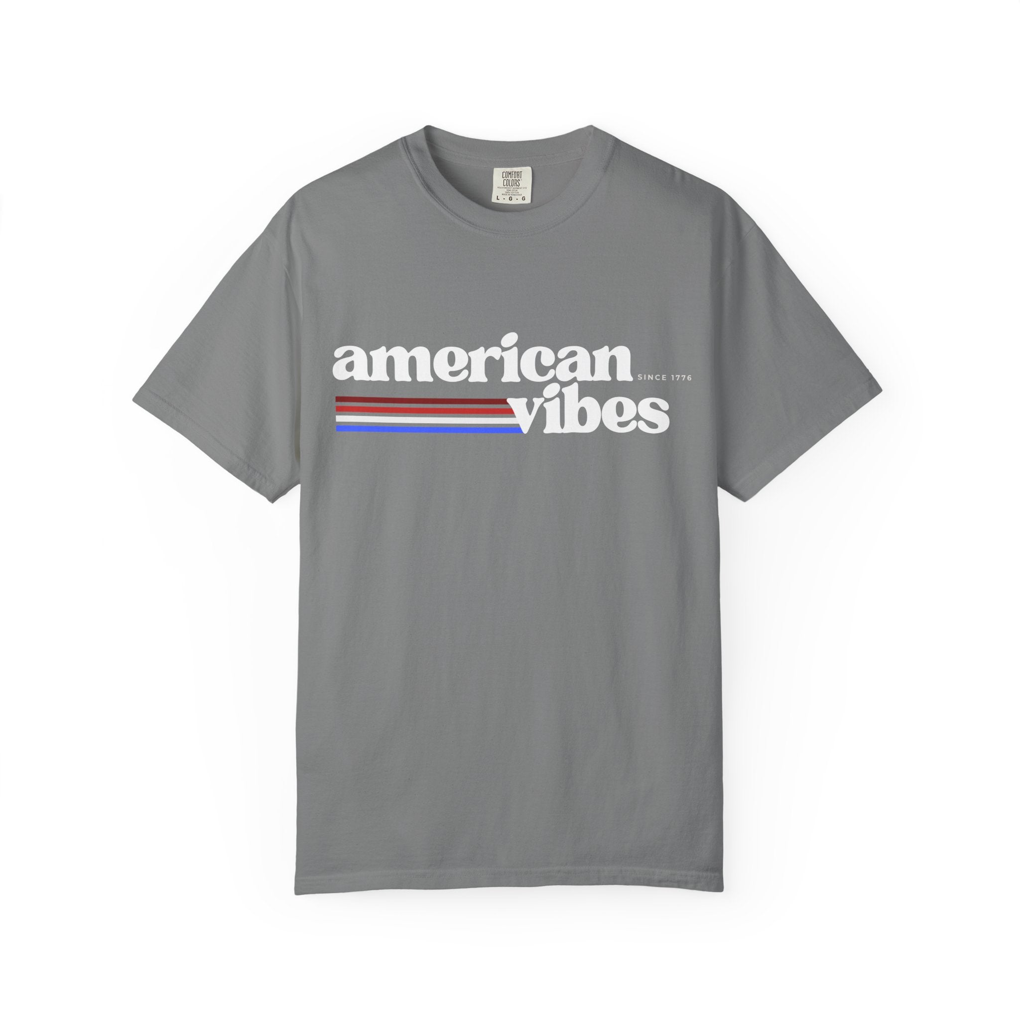 American Vibes Minimal Retro Striped Tee - 250th Anniversary
