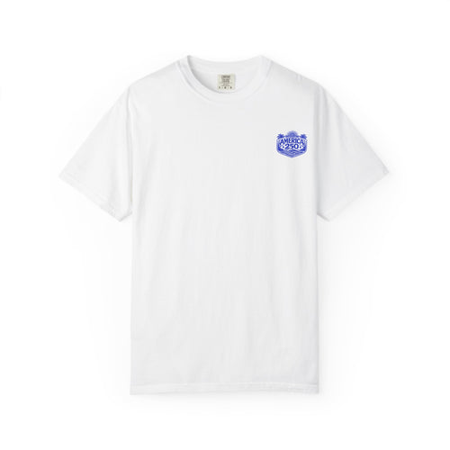 America 250th Anniversary Surf Graphic T-Shirt White/Blue