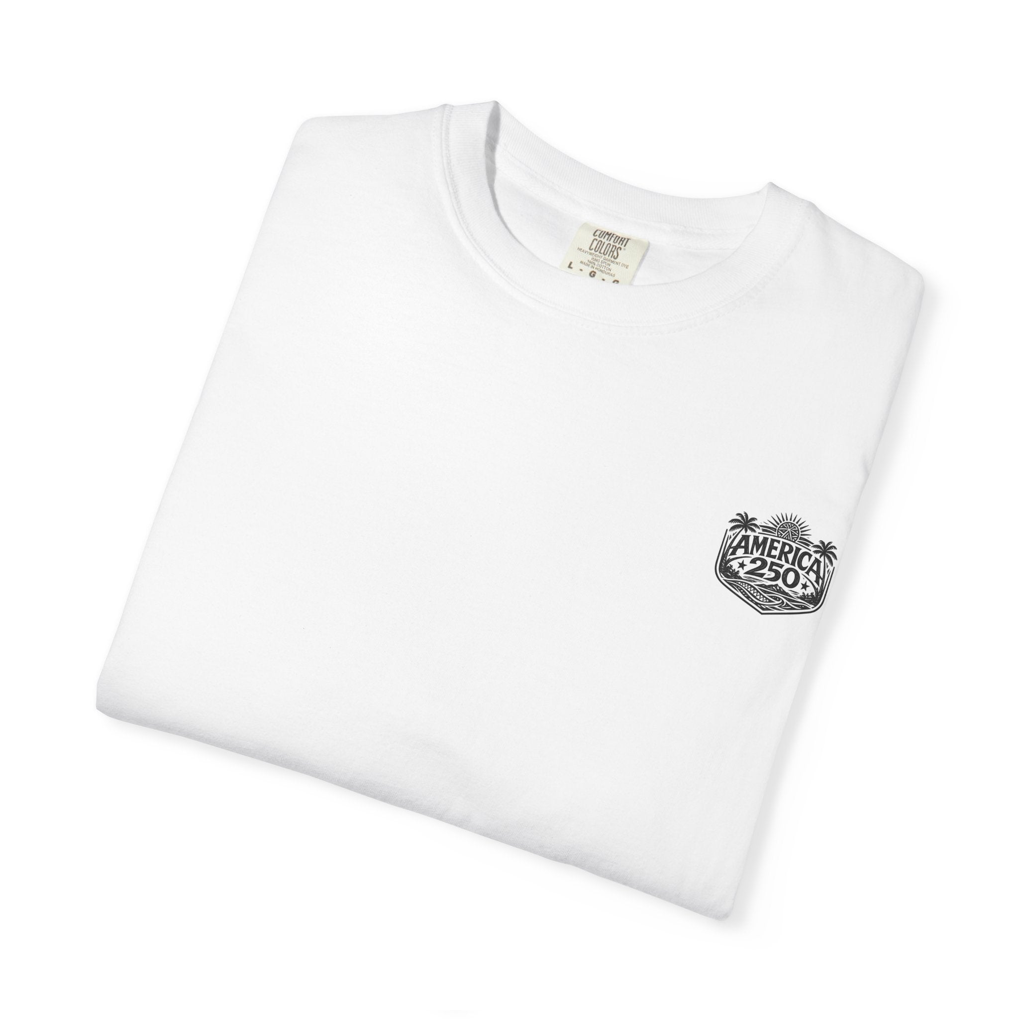 America 250th Anniversary Surf Graphic T-Shirt White/Black